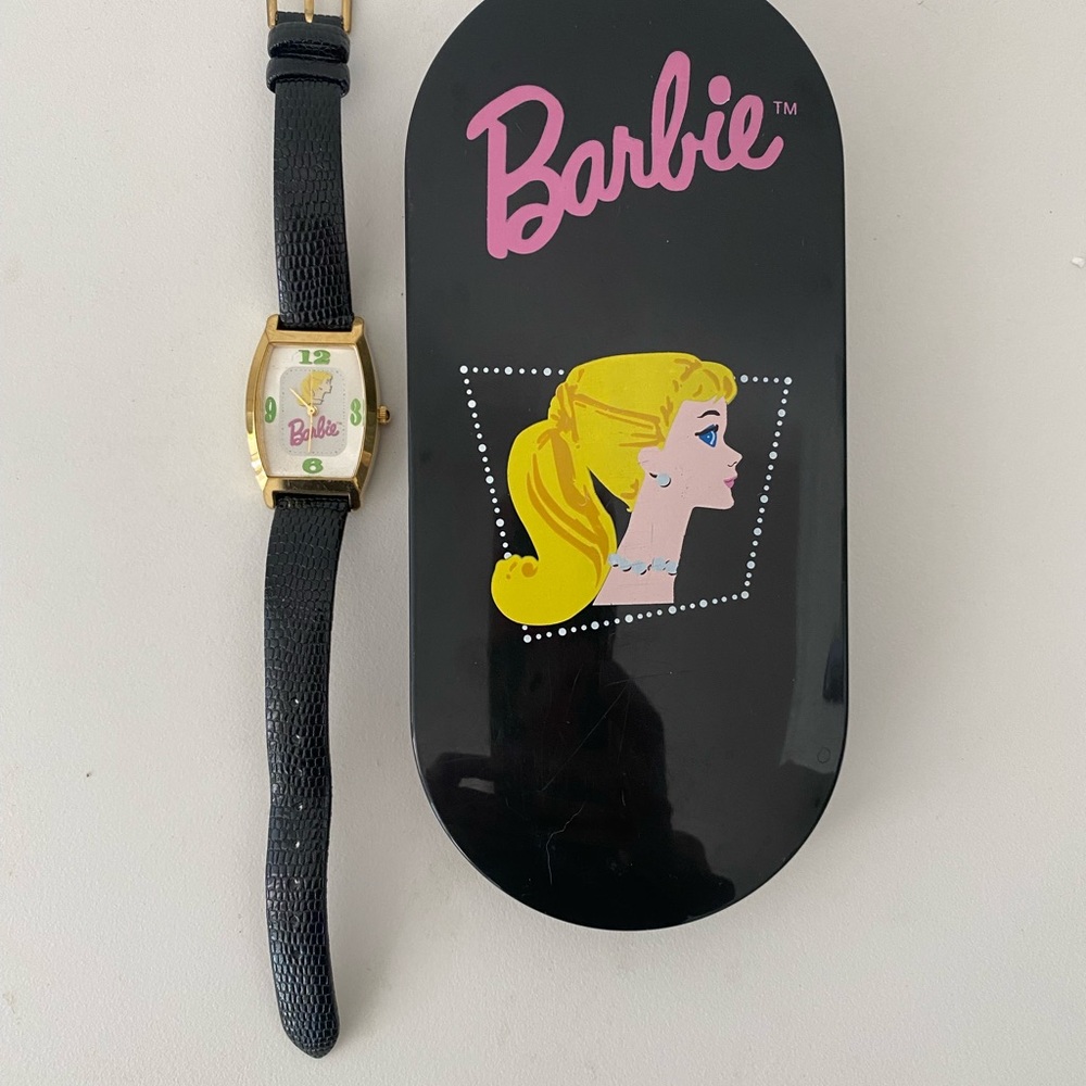 Vintage 1995 Barbie silhouette wristwatch